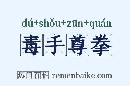 毒手尊拳是什么意思的图片